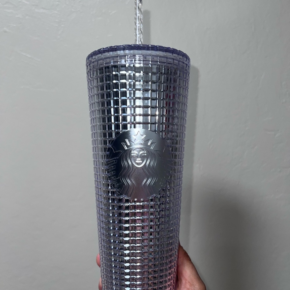Silver 24 oz tumbler